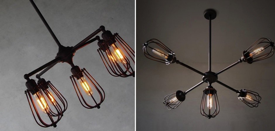 Люстра Loft Marconi Cage Light Люстра Loft Marconi Cage Light - Loft-Concept в Самаре