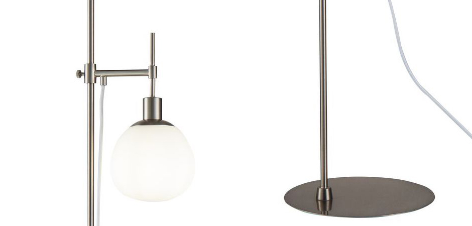 Торшер Tiepolo Ball Floor Lamp Nickel Торшер Tiepolo Ball Floor Lamp Nickel - Loft-Concept в Самаре