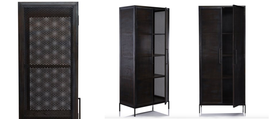 Шкаф Industrial Loft Dark Metal Tali Cabinet Шкаф Industrial Loft Dark Metal Tali Cabinet - Loft-Concept в Самаре