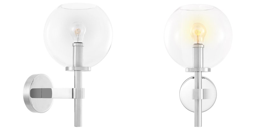 Бра Wall Lamp Jade Nickel Бра Wall Lamp Jade Nickel - Loft-Concept в Самаре