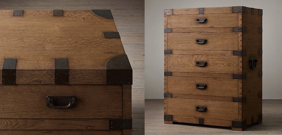 Комод в винтажном стиле Vintage Antique Oak Tall Комод в винтажном стиле Vintage Antique Oak Tall - Loft-Concept в Самаре