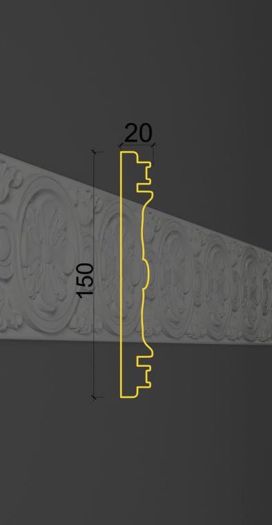 Молдинг с орнаментом MO-22 в Самаре