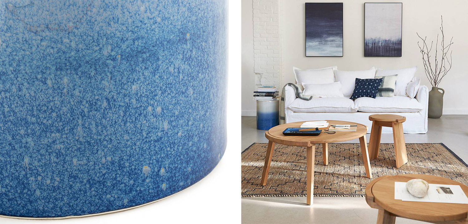 Керамический табурет Ombre Ceramic stool - фото