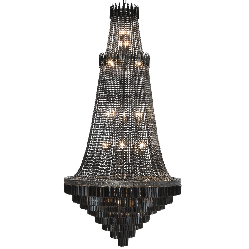 Люстра ABHIKA LAMP EMPIRE BRONZE Черный Темная бронза в Самаре | Loft Concept 