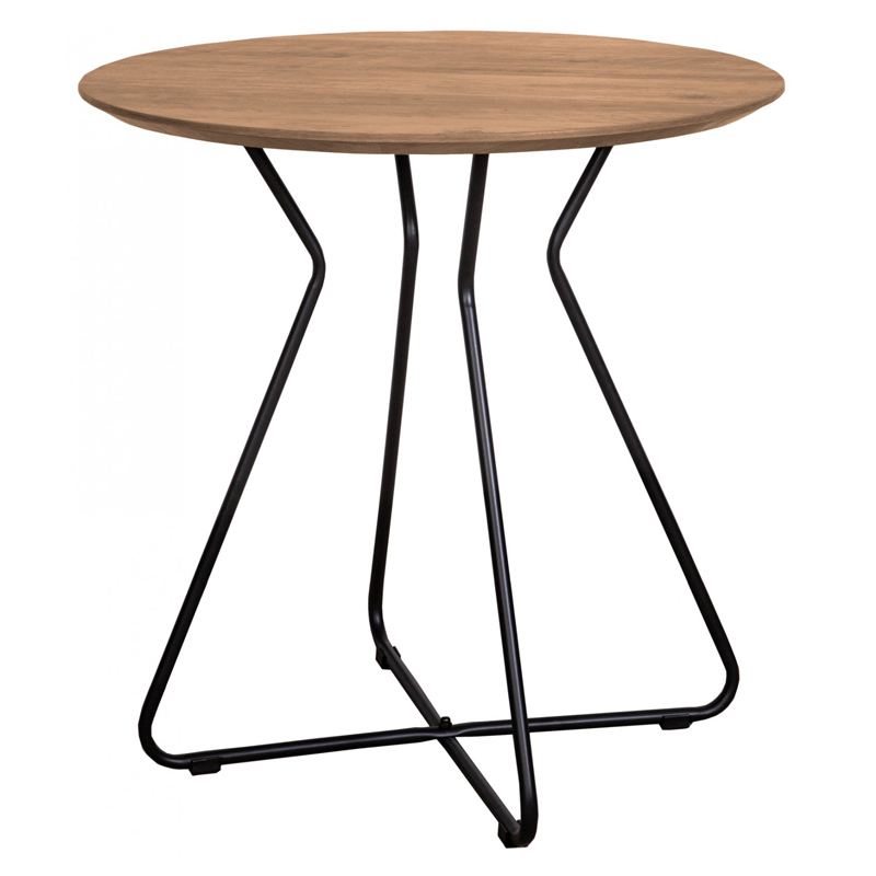 Приставной стол Matron Table round Черный Орех в Самаре | Loft Concept 