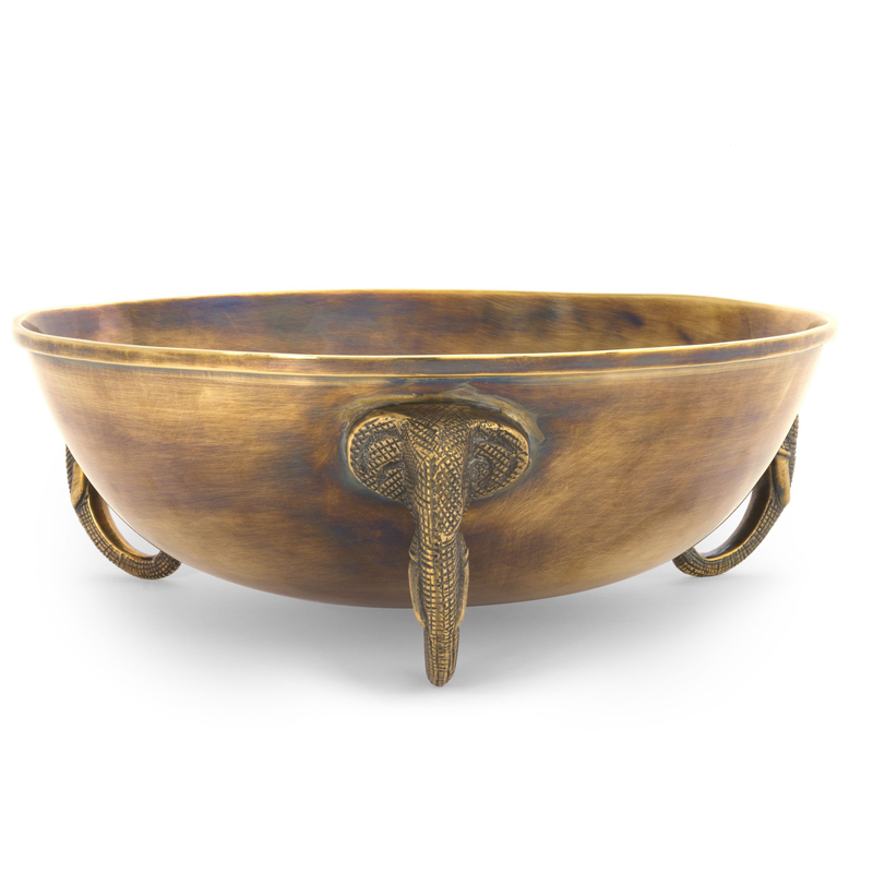 Чаша Eichholtz Bowl Maharaja brass Винтажная латунь в Самаре | Loft Concept 