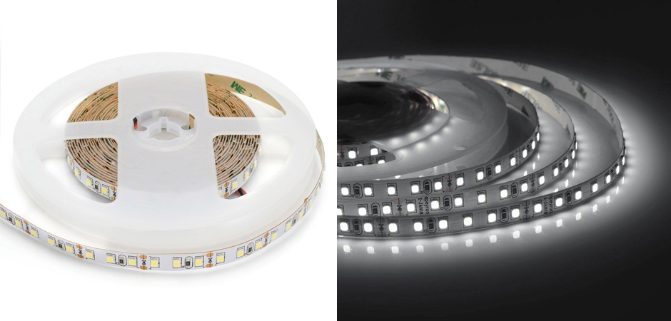 Светодиодная лента 9,6W/m 120LED/m 3528SMD 5M Светодиодная лента 9,6W/m 120LED/m 3528SMD 5M - Loft-Concept в Самаре