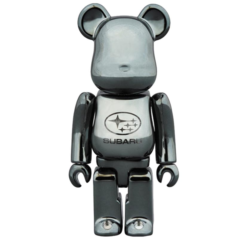 Статуэтка Bearbrick Subaru Темный хром в Самаре | Loft Concept 