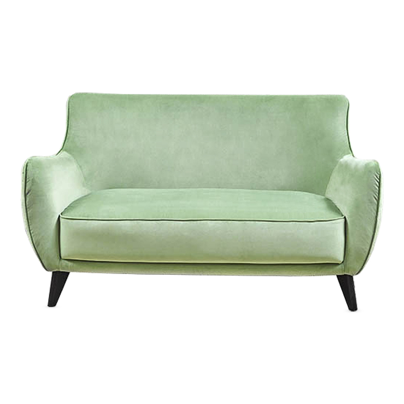 Диван Mint Softness Sofa Зеленый шалфей Черный в Самаре | Loft Concept 