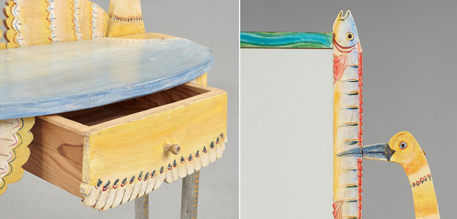 Туалетный Столик Painted Wood Dressing Table - Loft-Concept в Самаре