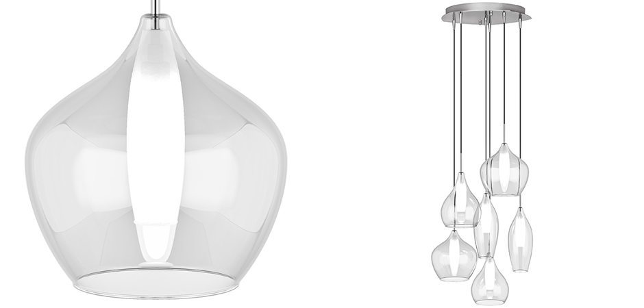 Люстра Candiano Transparent 6 Light Люстра Candiano Transparent 6 Light - Loft-Concept в Самаре