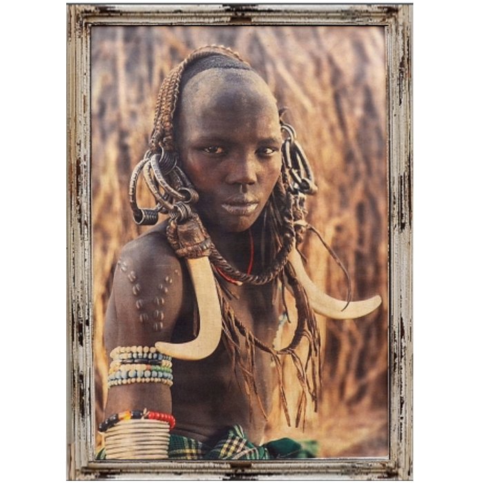 Постер Jovem Mursi  Omo Valley Ethiopia  в Самаре | Loft Concept 