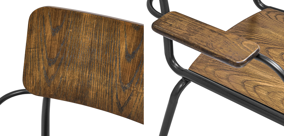 Стул с подлокотниками Joshua Loft Stool with armrests Стул с подлокотниками Joshua Loft Stool with armrests - Loft-Concept в Самаре