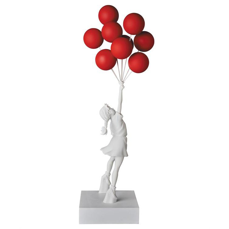 Статуэтка Flying Balloons Girl white and red Белый Красный в Самаре | Loft Concept 