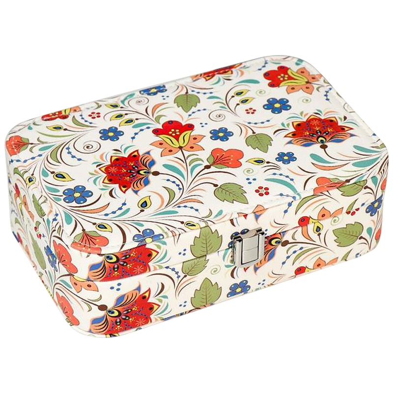 Шкатулка Multicilored Floral Pattern Jewerly Organizer Box Мульти в Самаре | Loft Concept 