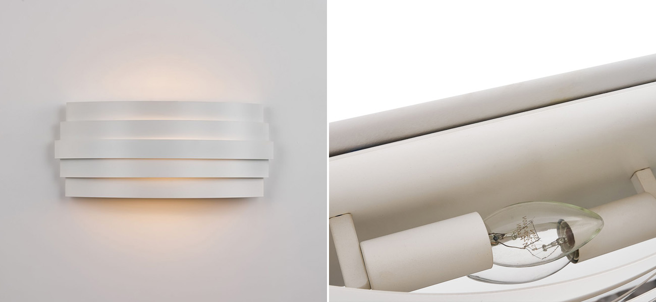 Бра белого матового цвета Monolith - фото