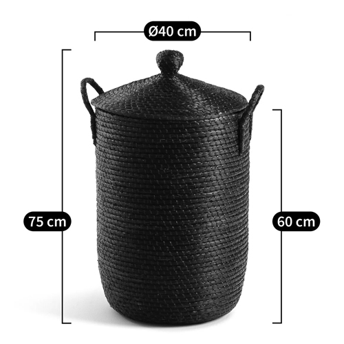Корзина с крышкой из плетеной рисовой соломы Safiri Wicker Basket Корзина с крышкой из плетеной рисовой соломы Safiri Wicker Basket в Самаре