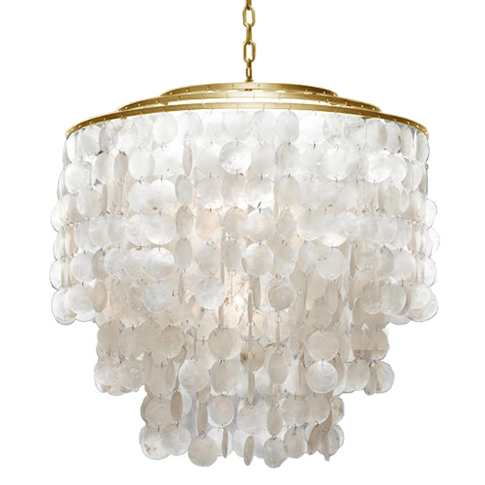 Люстра SHELL Chandelier 65 Золото Белый Золотой Люстра SHELL Chandelier 65 Золото Белый Золотой в Самаре | Loft Concept