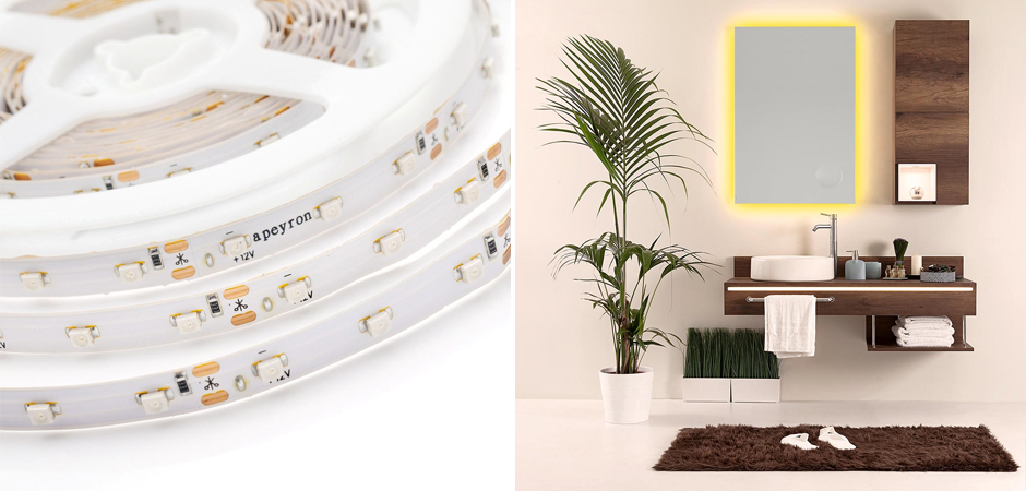 Светодиодная влагозащищенная лента 4,8W/m 60LED/m 3528SMD желтый 5M Светодиодная влагозащищенная лента 4,8W/m 60LED/m 3528SMD желтый 5M - Loft-Concept в Самаре