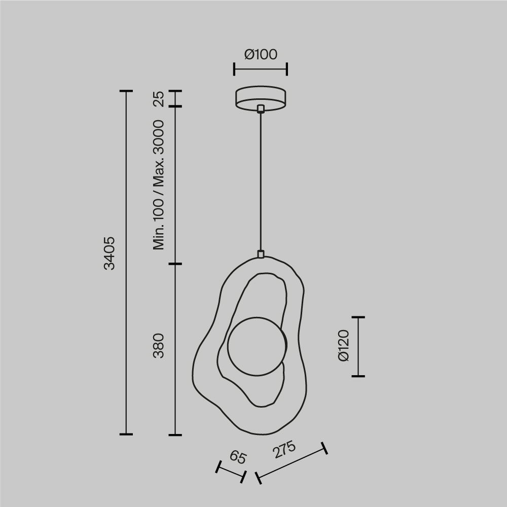 Подвесной светильник Opus в Самаре