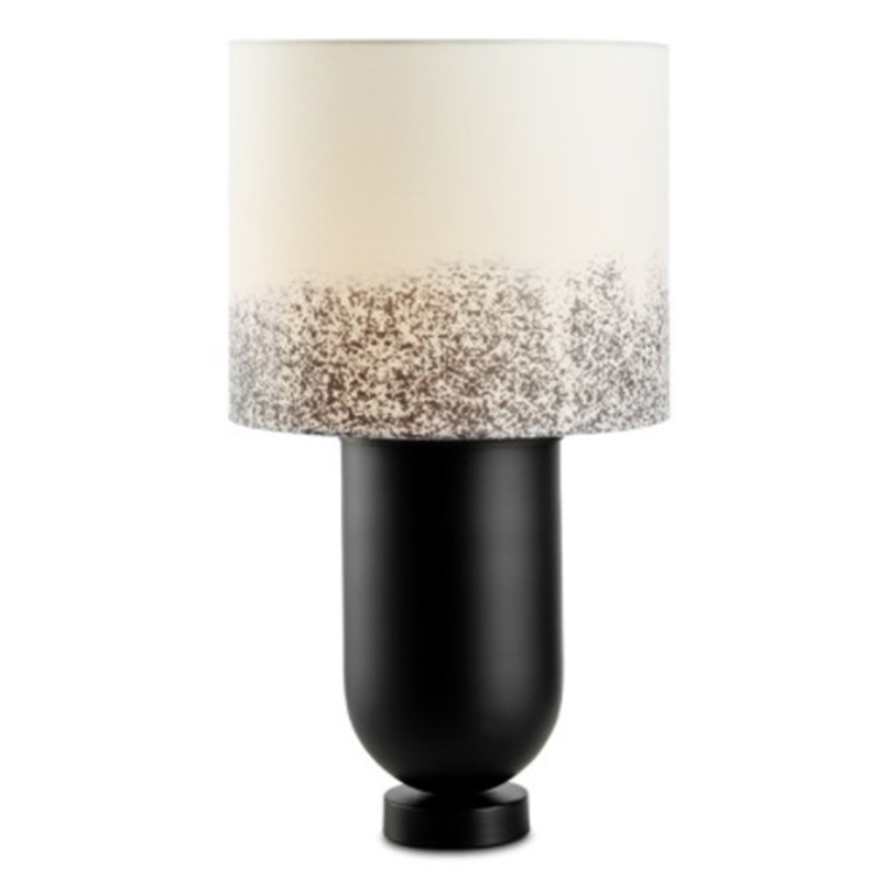 Настольная лампа Adeline Black Table Lamp Черный Белый в Самаре | Loft Concept 