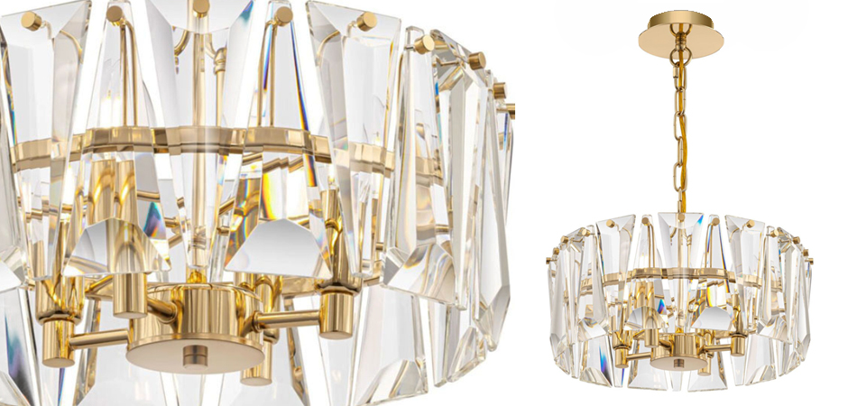 Люстра Ruby Crystal Chandelier Gold 38 Люстра Ruby Crystal Chandelier Gold 38 - Loft-Concept в Самаре