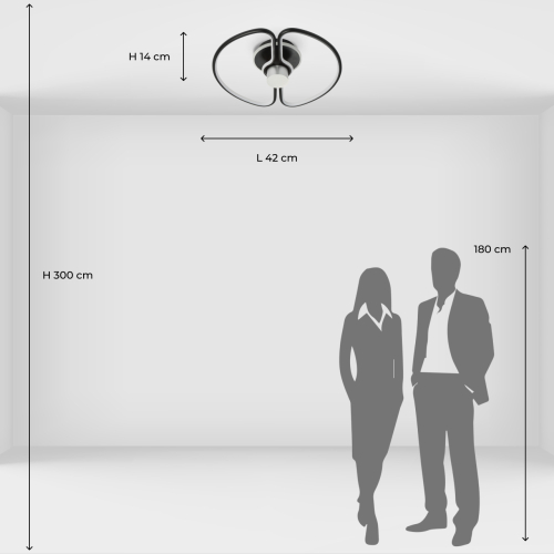 Потолочный светильник черного цвета круглой формы Luke Lampco Tracer Lamp в Самаре