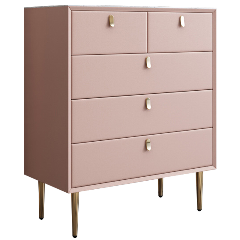 Комод Olson Leather Chest of Drawers 80 Белый Оранжевый Синий Бежевый Светло-серый Розовый в Самаре | Loft Concept 