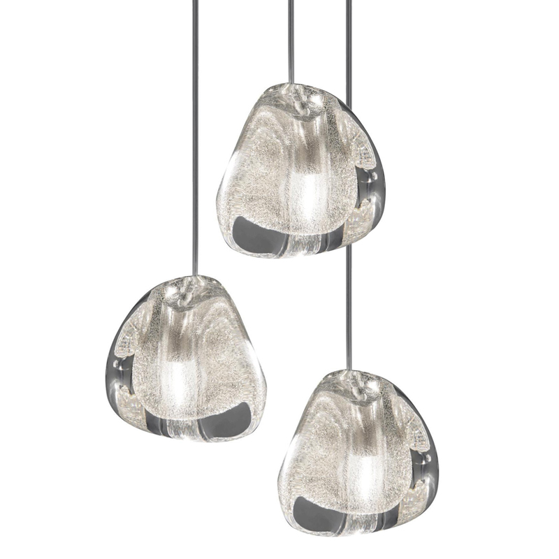 Подвесной светильник Mizu 1 Suspension Lamp Silver Серебряный Хром в Самаре | Loft Concept 