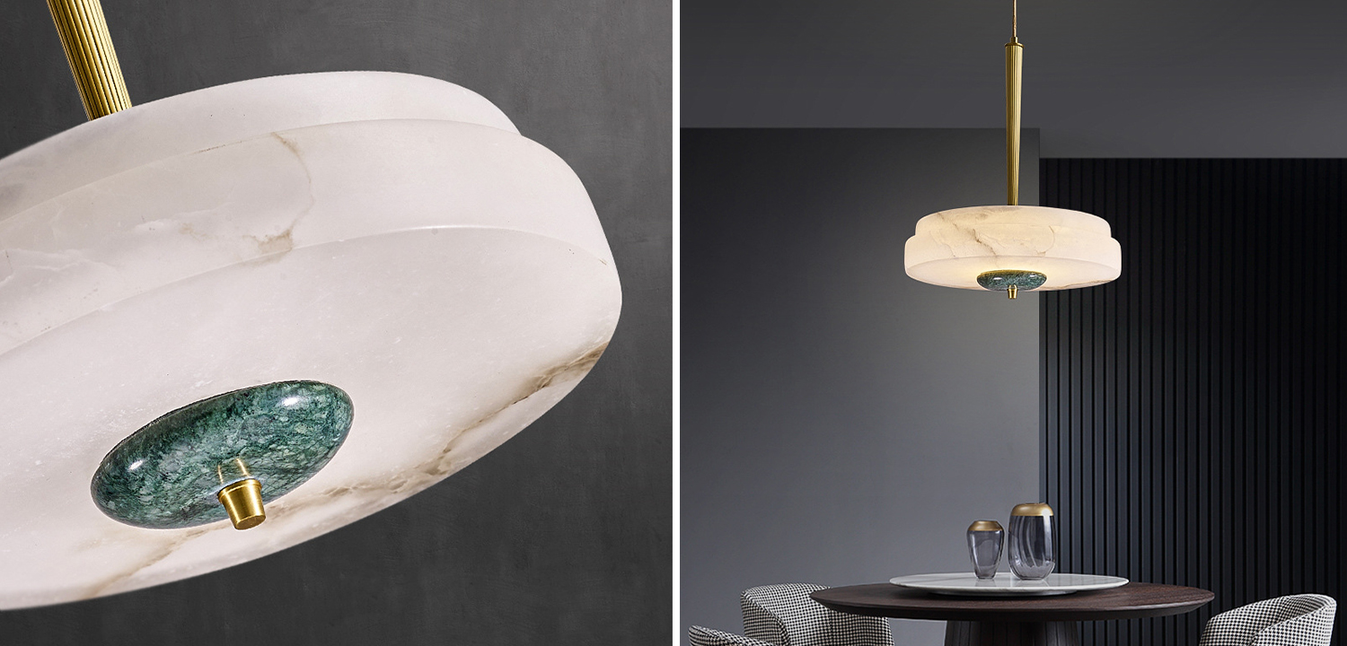 Подвесной светильник Martin Marble Hanging Light - фото