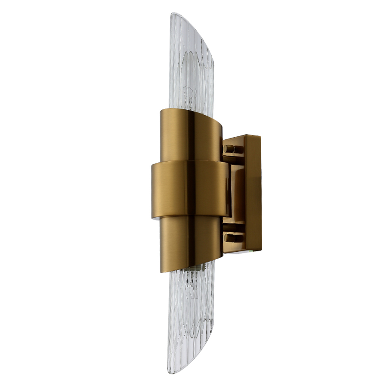 Бра с прозрачным плафоном цилиндрической формы Luxxu Modern Design Бронза Хром Прозрачное Стекло Бра с прозрачным плафоном цилиндрической формы Luxxu Modern Design Бронза Хром Прозрачное Стекло в Самаре | Loft Concept
