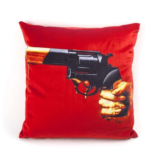 Подушка Seletti Cushion  Revolver Toiletpaper Красный в Самаре | Loft Concept 