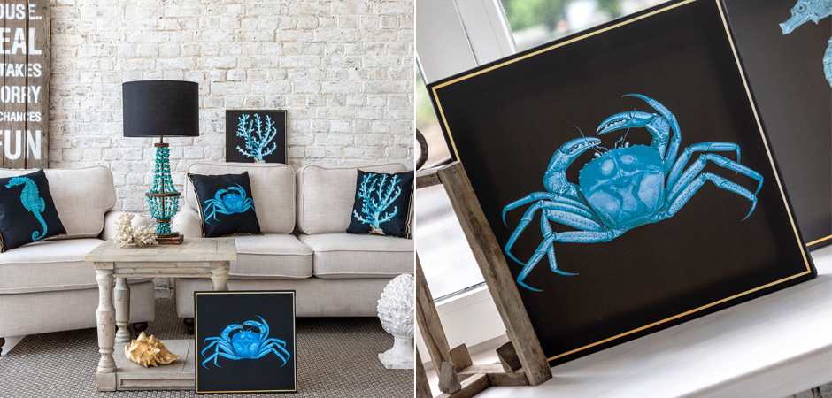 Постер Blue Crab Poster Постер Blue Crab Poster - Loft-Concept в Самаре