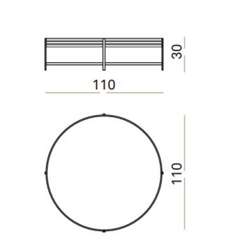 Столик Ula Round coffee table ULA002 в Самаре