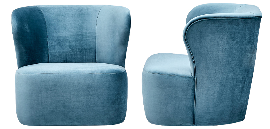 Кресло Hortense Chair Blue Кресло Hortense Chair Blue - Loft-Concept в Самаре