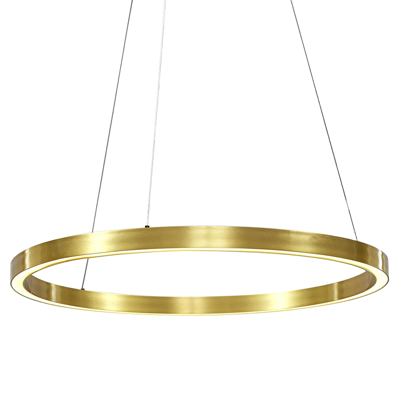 Люстра Ring Gold Horizontal Chandelier Золотой в Самаре | Loft Concept 