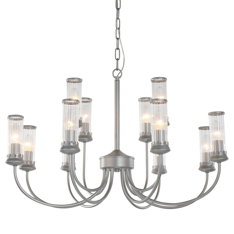 Люстра Morgane Chandelier silver 78 Серебряный Прозрачный в Самаре | Loft Concept 