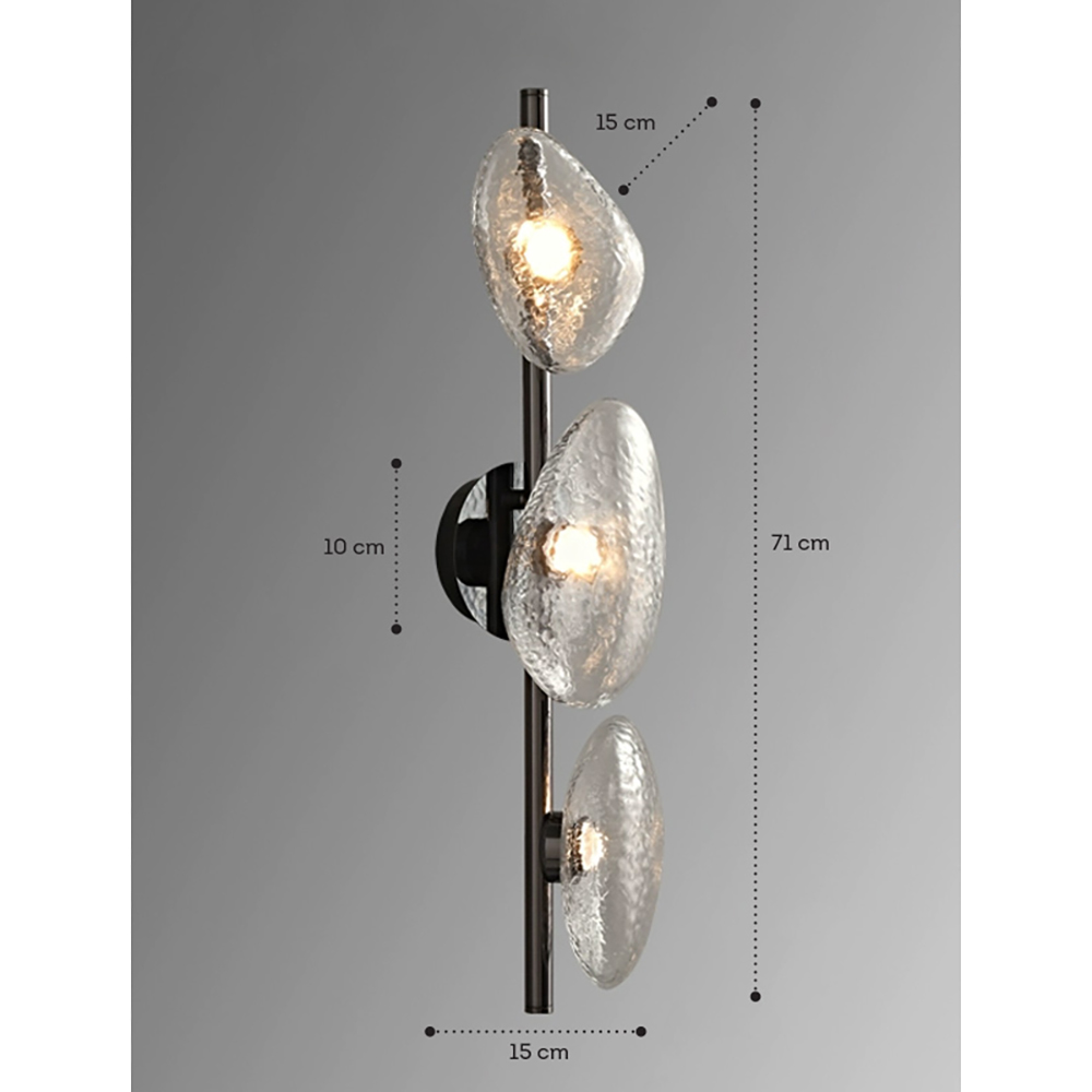 Бра LINDIS FROST LONG WALL 3 лампы Прозрачное стекло в Самаре