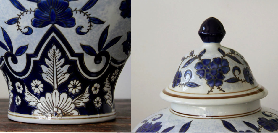 Ваза Китайский синий орнамент - Loft-Concept в Самаре