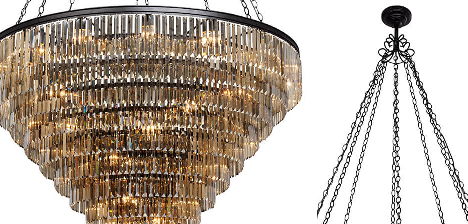 Большая Многоярусная люстра ODEON Amber GLASS 11-TIER диаметр 160 см Большая Многоярусная люстра ODEON Amber GLASS 11-TIER диаметр 160 см - Loft-Concept в Самаре