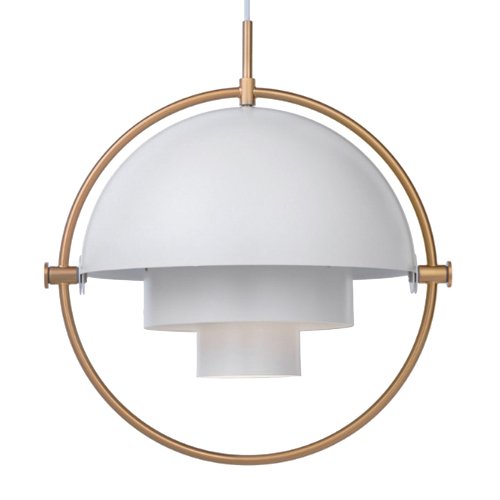 Люстра Louis Weisdorff Multi-lite Pendant White Латунь Белый в Самаре | Loft Concept 