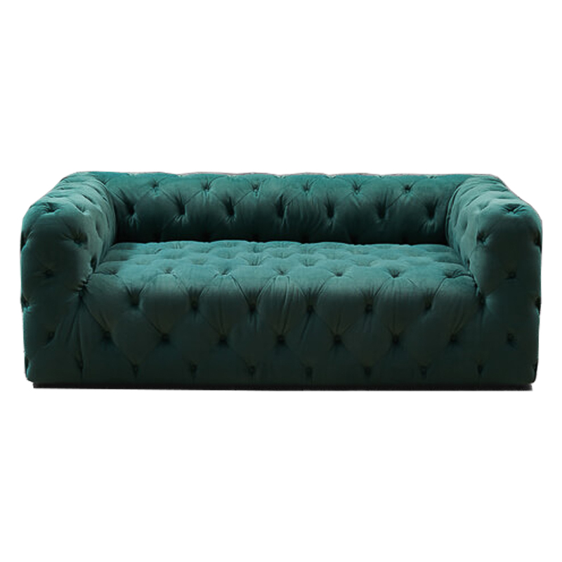 Диван Soho tufted green velor Изумрудный в Самаре | Loft Concept 