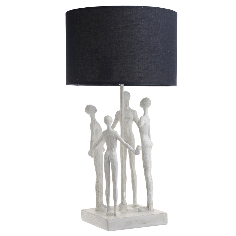 Настольная лампа Holding Hands Table lamp Белый Черный в Самаре | Loft Concept 