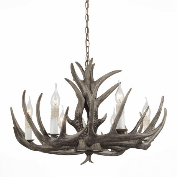 Люстра Hornland Chandelier 6 Grey Серый в Самаре | Loft Concept 