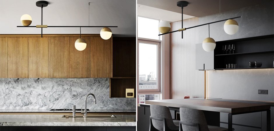 Люстра Balls white & brass 3 Люстра Balls white & brass 3 - Loft-Concept в Самаре