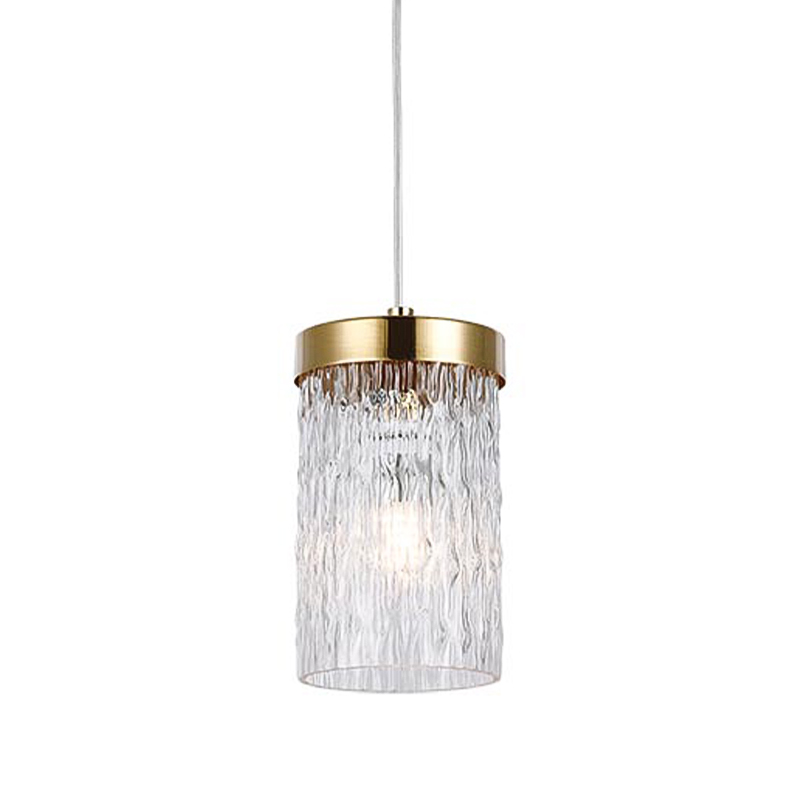 Подвесной светильник Estebe Gold Glass Hanging Lamp Золотой Прозрачный в Самаре | Loft Concept 