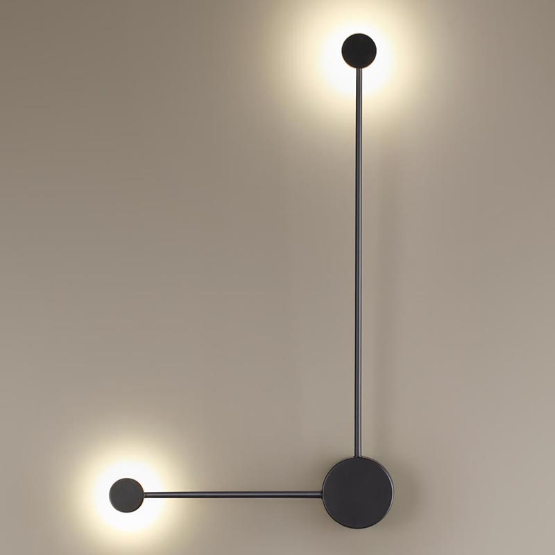 Бра Pin Wall Light Black Angle Черный в Самаре | Loft Concept 