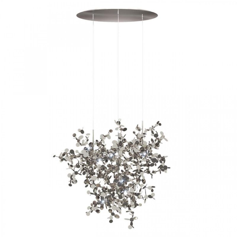 Люстра Terzani Argent Suspension Silver Pendant lamp диаметр 85 Серебряный в Самаре | Loft Concept 