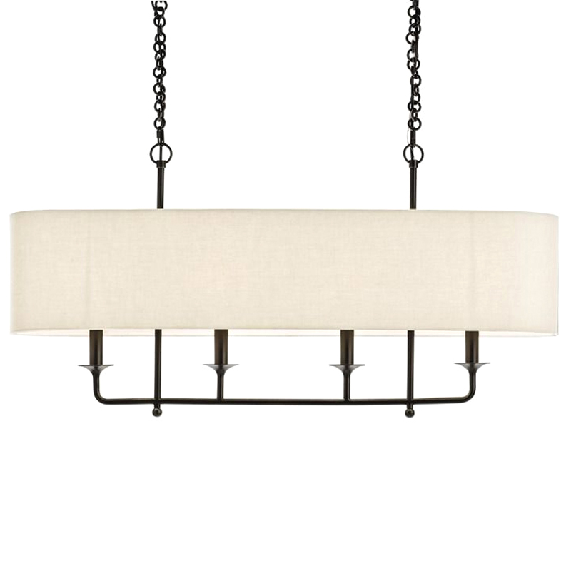 Люстра Arteriors BEATTY CHANDELIER Черный Бежевый в Самаре | Loft Concept 