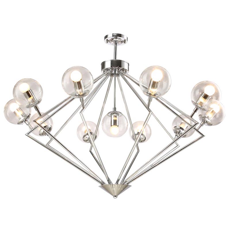 Люстра Liebaud Chandelier 11 lamp Хром в Самаре | Loft Concept 